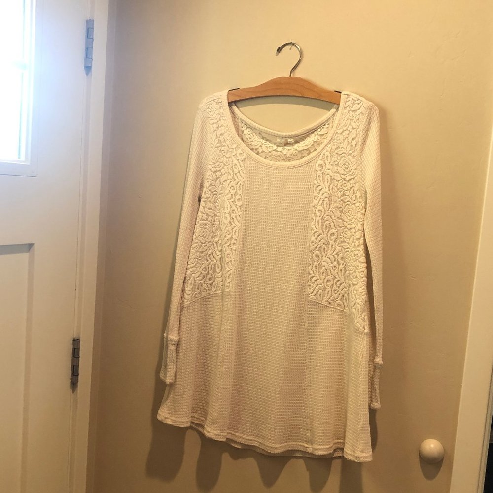 Sweater Dress in Cream